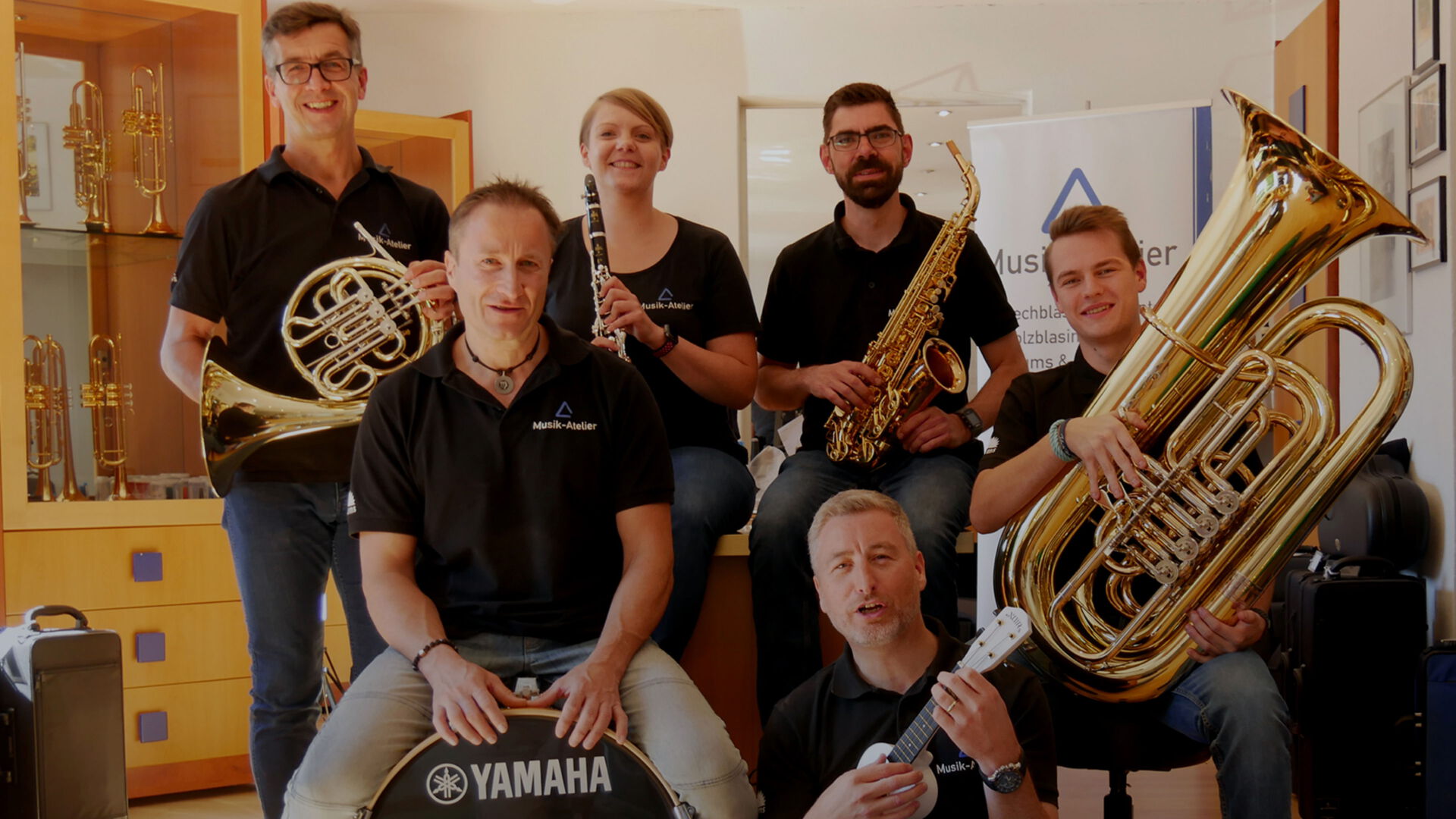 Unser Team im Musik-Atelier