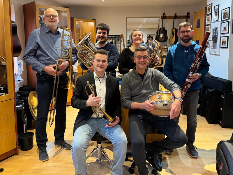 Unser Team im Musik-Atelier